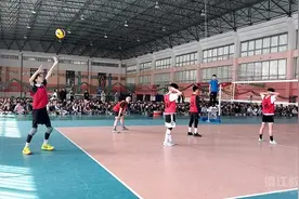 校园赛事焕发新活力 镇江市区中学生排球赛创新主客场制图片