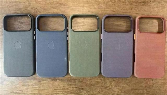 iPhone 17 Pro官方编织手机壳曝光 5款同机身配色