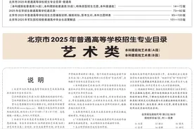 北京高招专业目录来了！考生填报志愿需注意这四方面图片