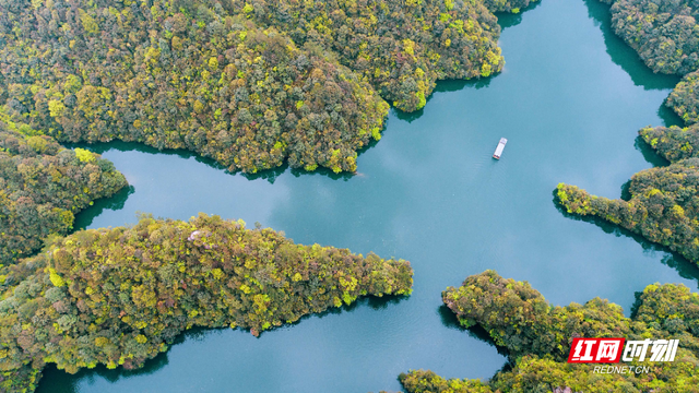 秋染宝峰湖 山水斑斓绘就张家界秋日生态胜景