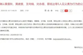 拦车救人！梅大高速5人拟被认定见义勇为图片