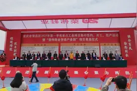 荣昌2025年第一季度重点工业项目集中签约、开工、投产图片