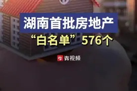 湖南首批房地产“白名单”576个！对楼市有何影响？图片