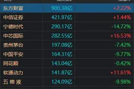 A股巨震，854家跌停！东方财富单日成交900亿元却尾盘跳水，什么信号？图片