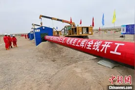 新疆气化南疆天然气管道工程两条能源通道开建图片
