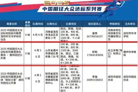2025中国田径大众达标系列赛暨德州田径公开赛将于4月5日-6日举行图片