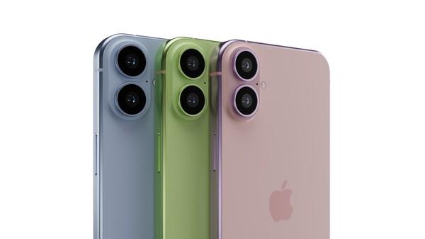 iPhone 17最新渲染图曝光：浅蓝、浅绿、紫色成焦点