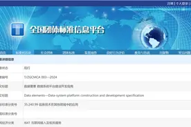 企查查参编《数据要素》系列团体标准正式发布图片