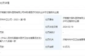爱尔眼科全资子公司因无证执业被罚，涉事医院回应：不存在违规，公司正常营业图片