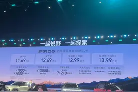 定位轻越野SUV，奇瑞探索06上市图片