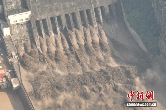 河南三门峡水利枢纽投入今年第三次敞泄运用