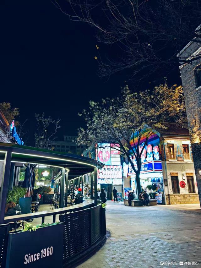 夜色中的老商埠