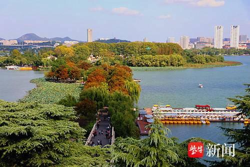 南京多处景区秋意浓浓