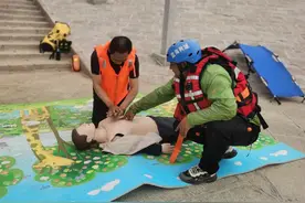 以演筑防，以练备战！开投集团开展防汛救灾综合演练图片