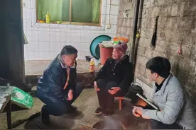 岑巩县水尾镇：困难群众大走访 寒冬腊月暖民心图片