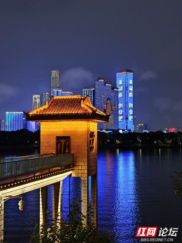 湘江之夜：高楼作幕，晚风捎来烟火与温柔