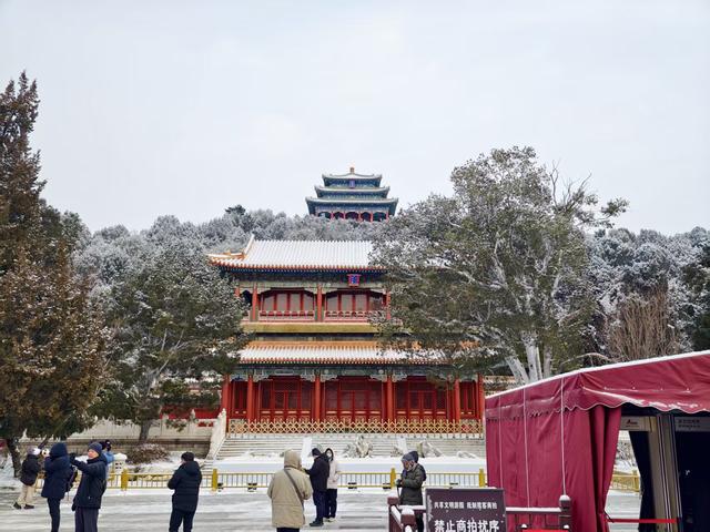 美图来了！登上景山公园制高点俯瞰中轴线雪景