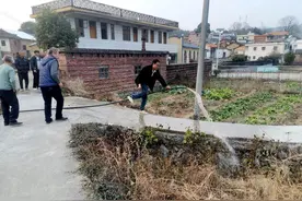 韶关乐昌云岩镇一村冬季抗旱打井成功出水，全村120余户共筹集3万多元图片