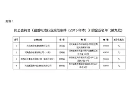 工信部发布《关于拟对部分铅蓄电池企业公告、撤销、信息变更的公示》图片