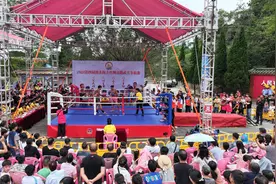 600名武者“塔山论武”，2024粤东侨乡文化节暨第四届汕头“海上丝绸之路”武术节举行图片