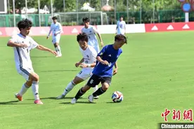 “全国青少年校园足球联赛高中组”比赛在山东潍坊启动图片