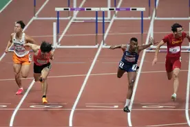 观潮|110米栏金牌诞下“双黄蛋”，径赛项目分享金牌可不多见图片