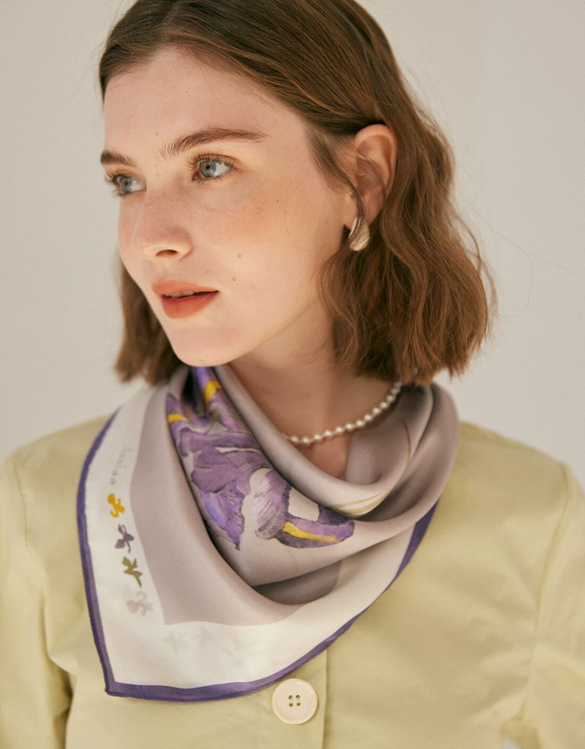 用一条丝巾，把百元单品穿出千元效果