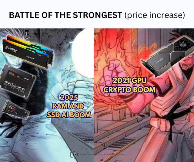 256G比5090还贵	，内存一年暴涨3倍，全球为奥特曼豪赌买单