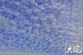 合肥天空出现“鱼鳞云”，气象专家：马上有弱冷空气南下图片