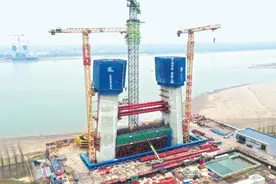 重点项目追踪：观音寺长江大桥建设提速图片