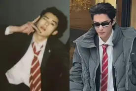 王鹤棣在巴黎穿上了道明寺皮肤，时尚感满分图片
