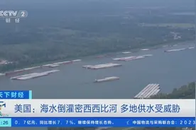 受持续干旱等因素影响，海水倒灌密西西比河！美国多地供水受威胁→图片