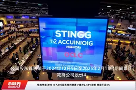 恒尚节能(603137.SH)股东钱利荣累计减持2.65%股份 持股不足5%视频封面