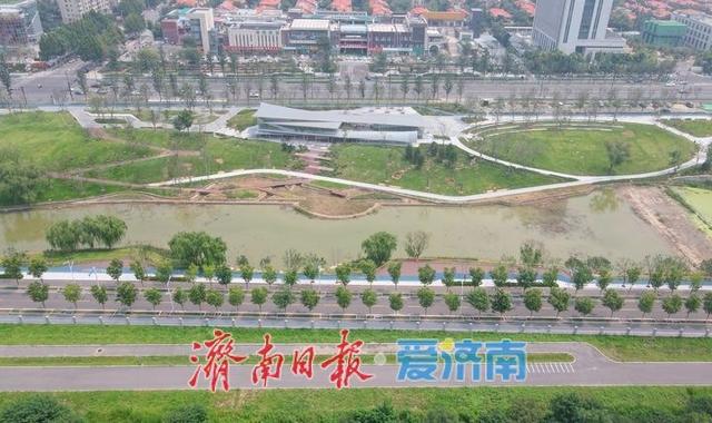 “杨家河公园”施工区域围挡拆除，将于近期正式对外开放