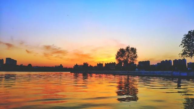 图说丨河南睢县：落霞满天夕阳红