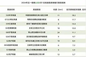 这里堵车全国第一！“五一”假期出行先看这份攻略图片
