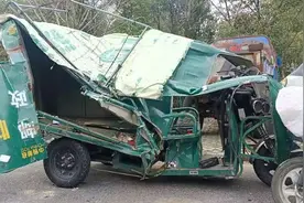 无驾驶证快递员骑公司无牌电动三轮车送快递，遇车祸身亡后被认定承担次要责任图片