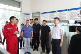 张晓海到微山县郗山稀土矿项目调研图片