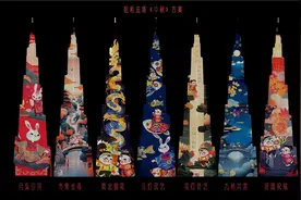 全球最高建筑哈利法塔的中秋灯光秀，原来是由这个学校设计的图片