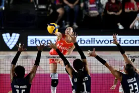 女排世锦赛｜中国女排3:0完胜多米尼加队获得F组头名图片