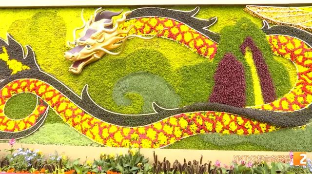 牛虎铜案、金马碧鸡“画”在墙上了!快来打卡昆明这个50米3D花墙