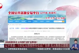 多地拍卖停车位 公共资源“出售”边界何在？辽宁本溪：1.62亿元拍租停车位及广告牌 无人报名已流拍视频封面