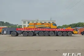 二手全地面起重机出口印度  长沙创新工程机械再制造及维修出口图片