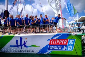 “珠海号”出征！新赛季克利伯环球帆船赛起航图片