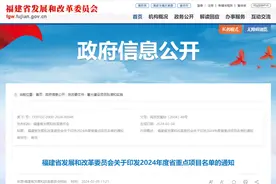 1593个！福建公布2024年度省重点项目名单图片