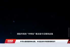 中字头基建股集体走强，中证监发布市值管理新指引视频封面