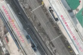 万吨立交桥高空转体，怎么实现的？图片