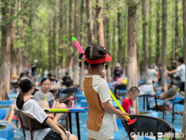 体感直降5-6℃！来济南鲜花港景区水杉林清凉一夏