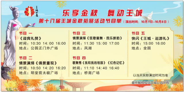 “双节”期间，王城公园上新啦！