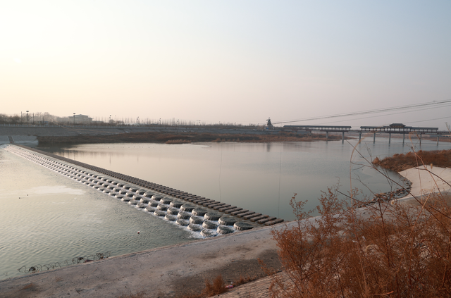 元氏：冬日槐河湿地展现静美画卷